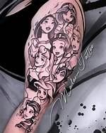 Disney Princess Tattoo Design - Disney Princesses Games