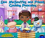 Doc Mcstuffins and Friends Cooking Pancakes
