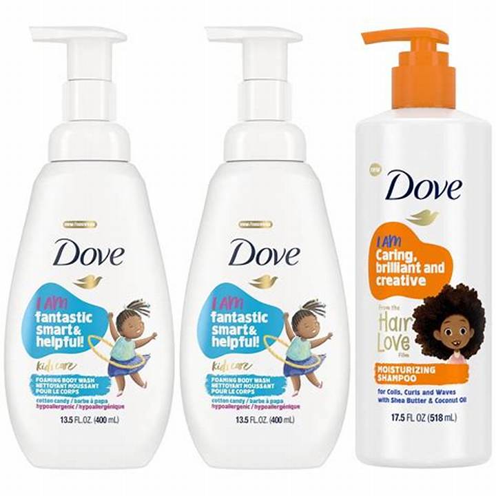 Dove Kids’ Moisturizing Pump Shampoo: Gentle Hydration for Every Wash