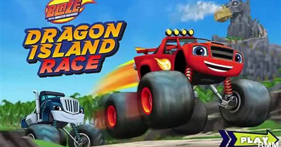 Dragon Island Race - Blaze and the Monster Machines Games