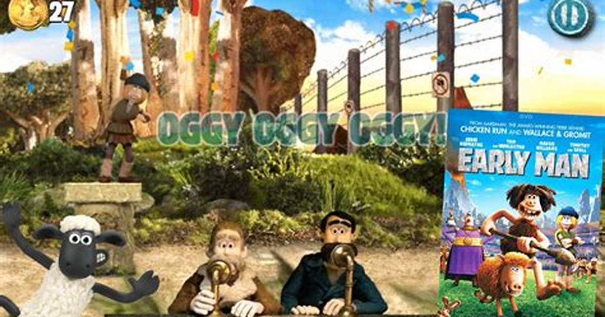 Early Man Run - Shaun the Sheep Games