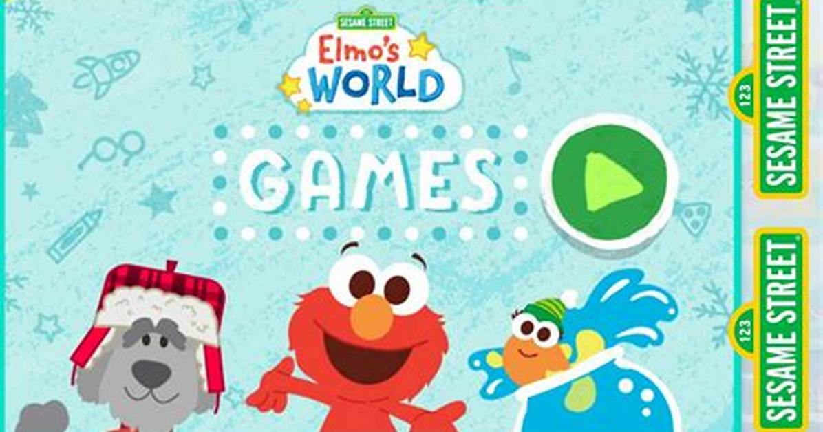 Elmos World - Sesame Street Games