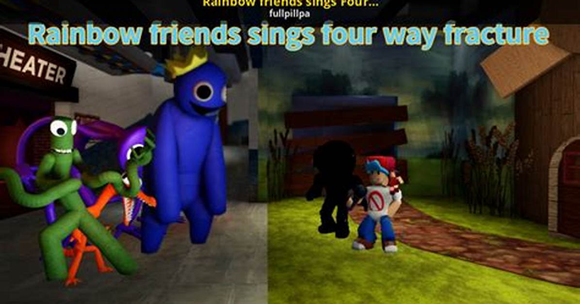 Fnf Rainbow Friends Sings Four Way Fracture