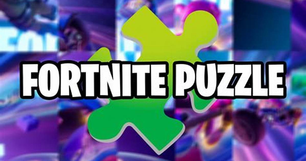 Fortnite Puzzle - Fortnite Games