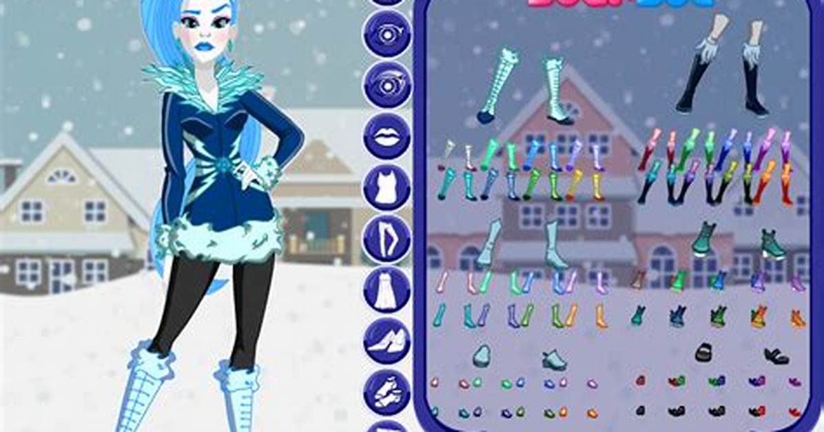 Frost Dress up - Dc Super Hero Girls Games