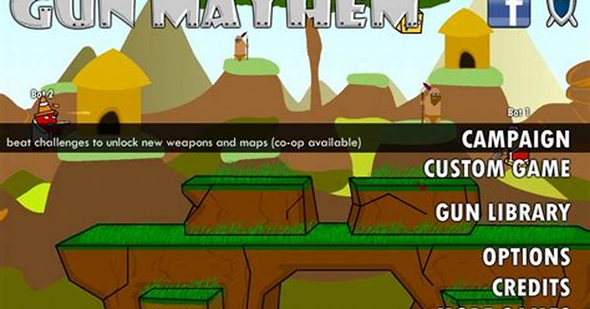 Gun Mayhem - 4 Player Games