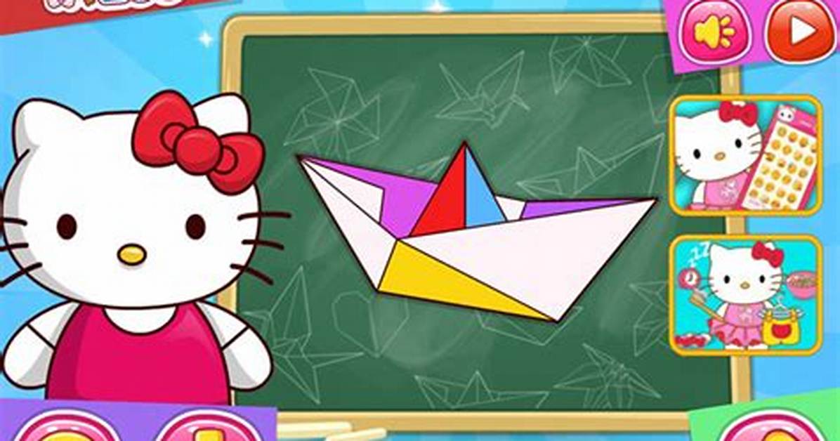 Hello Kitty Origami Class - Hello Kitty Games
