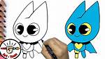 How to Draw Adorabat - Mao Mao Heroes of Pure Heart Games