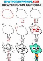 How to Draw Gumball Full