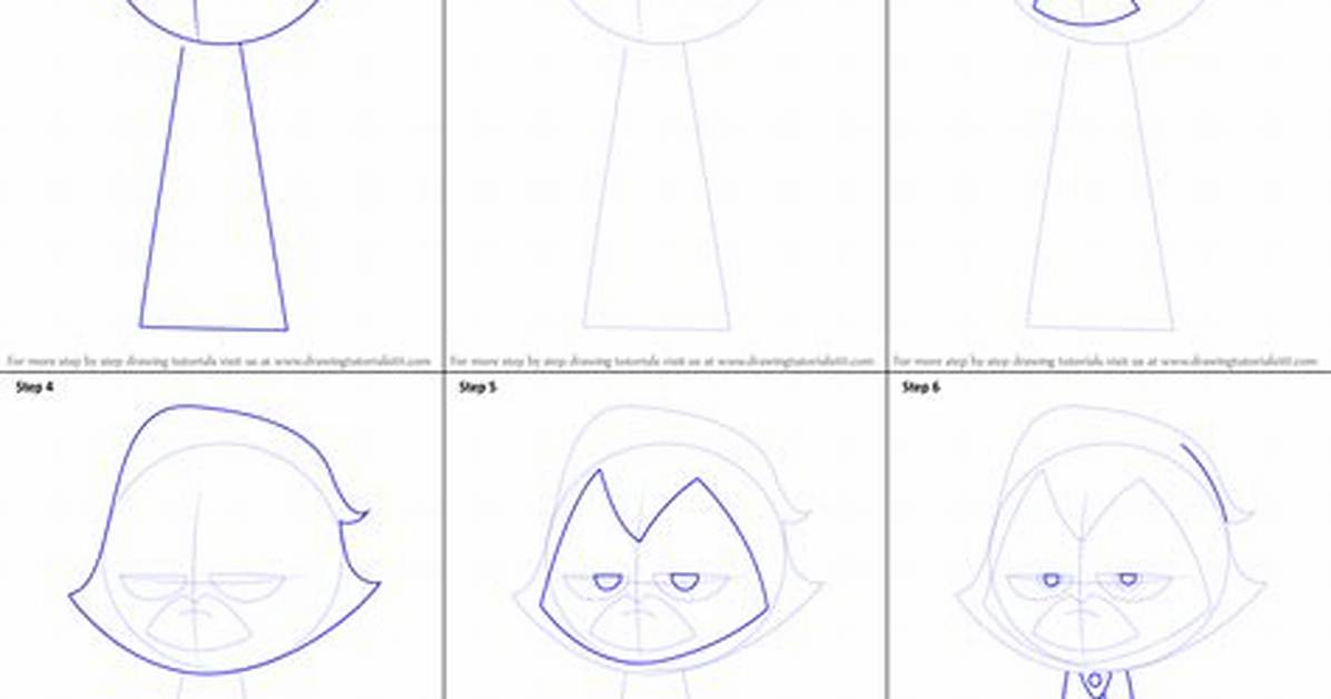 How to Draw Raven - Teen Titans Go Games
