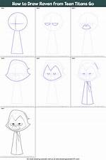 How to Draw Raven - Teen Titans Go Games