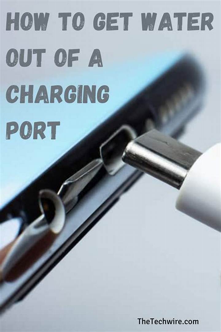 How to Get Water out of a Charging Port Without Damage
