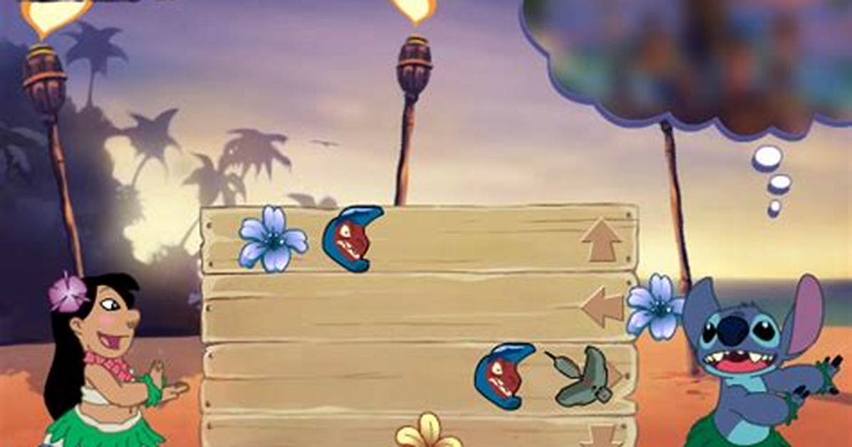 Hula Hustle - Lilo and Stitch Games