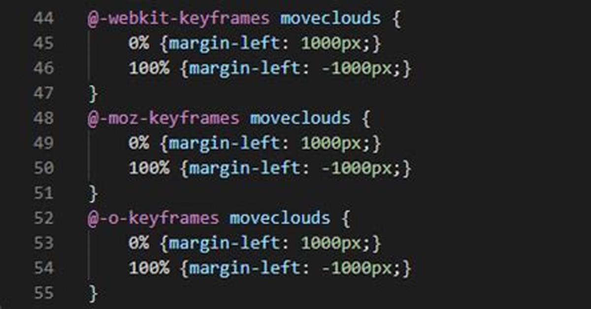 Keyframes. Css