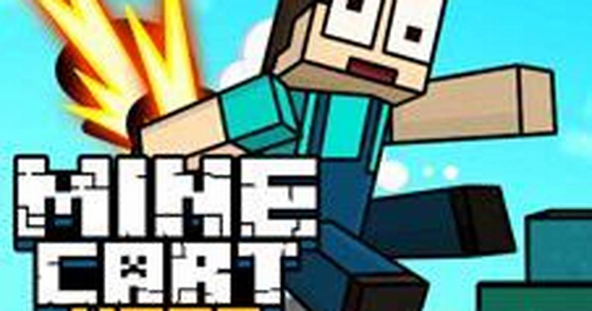 Mine Cart Noob - Minecraft Games ⛏️