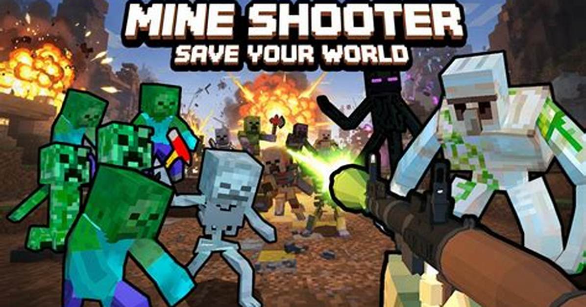 Mine Shooter - Minecraft Games ⛏️