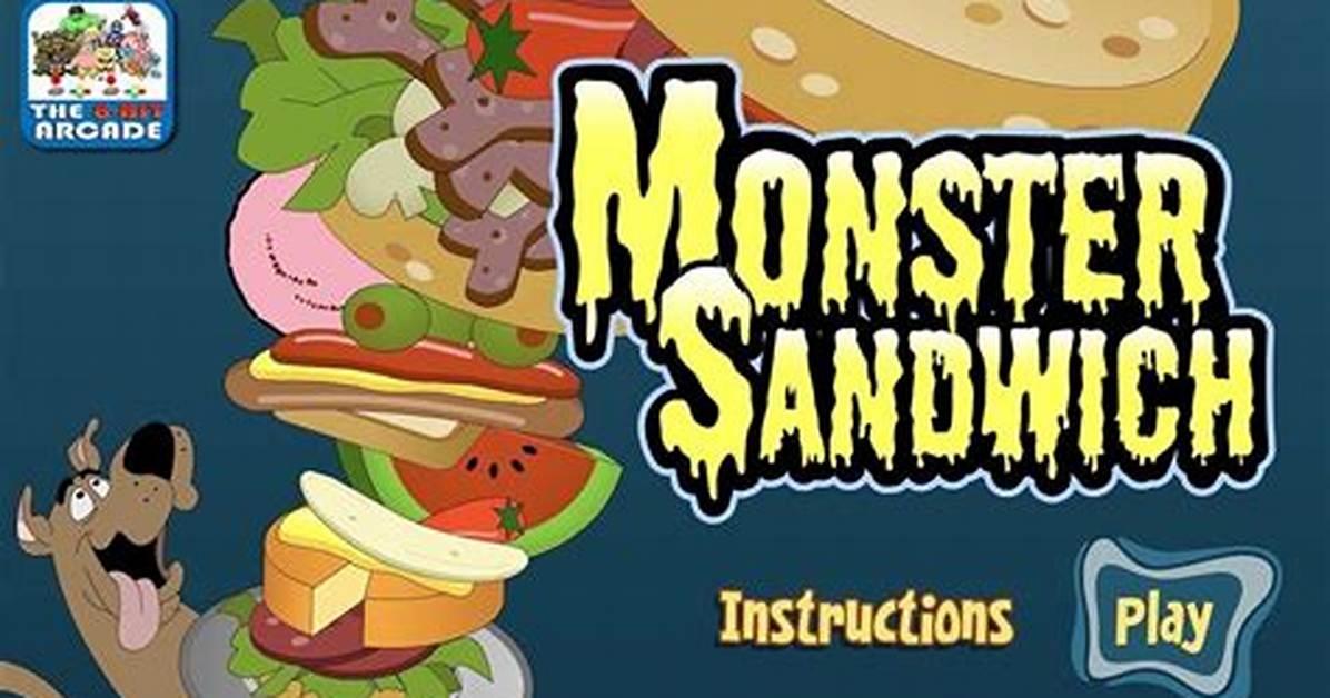 Monster Sandwich - Scooby Doo Games