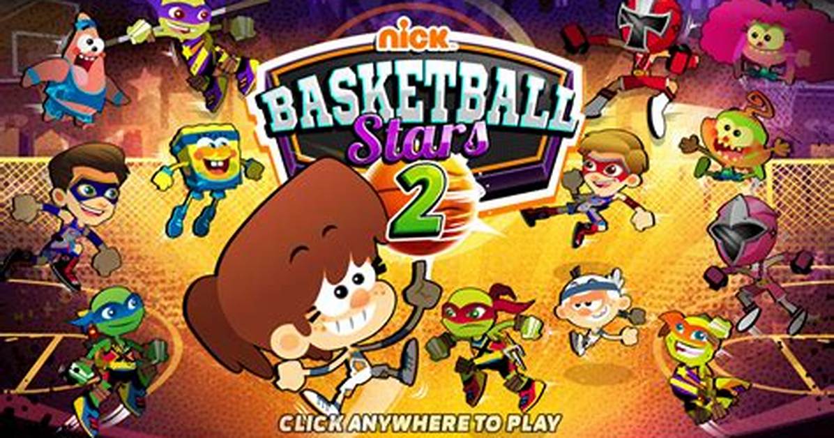 Nick Basketball Stars 2 - Nickelodeon Games