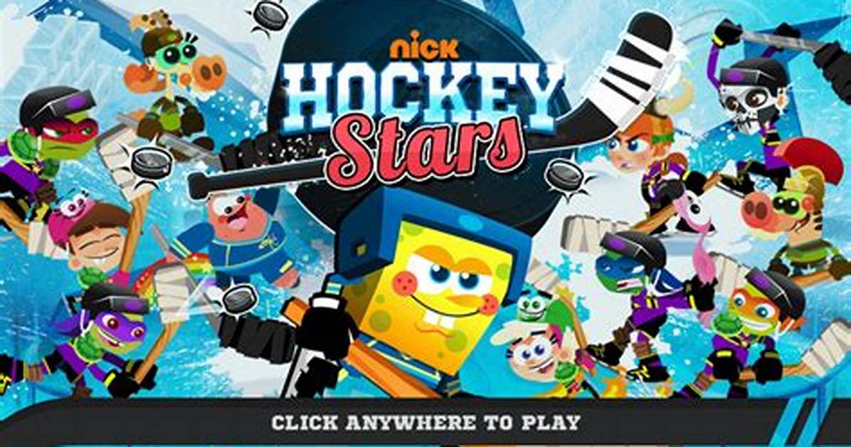 Nick Hockey Stars - Nickelodeon Games
