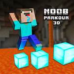 Noob: Cube Parkour - Minecraft Games ⛏️