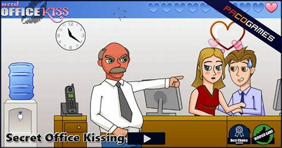 Office Kissing - Boss Games