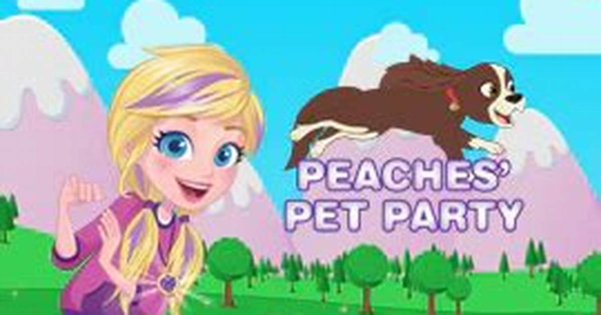 Peaches Pet Party - Polly Pocket Games
