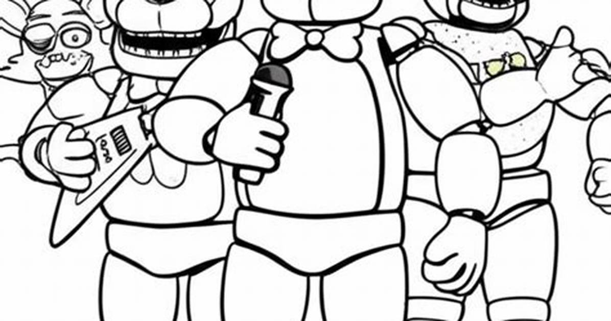 Pg Coloring Fnaf - Five Nights at Freddy's Games