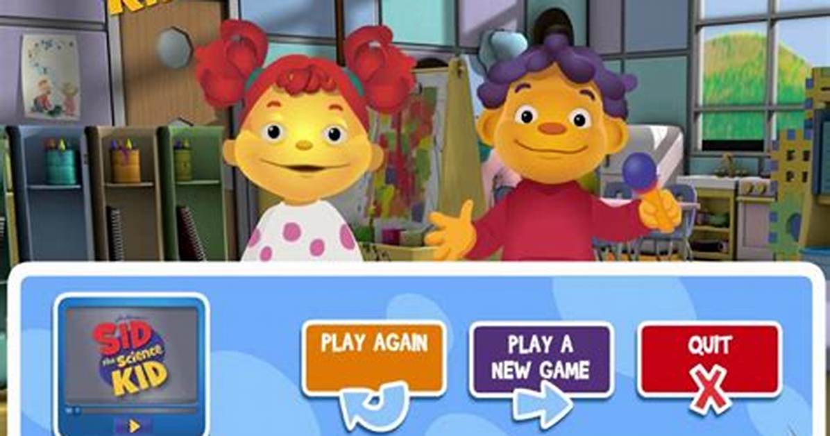 Play Sid the Science Kid Games for Free!