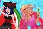 Pool Float Party - Dress up Games