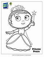 Princess Presto Coloring - Super Why Games