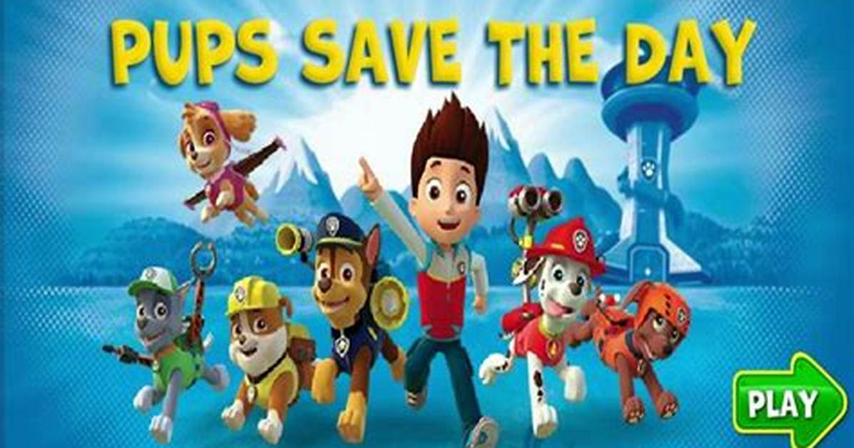 Pups Save the Day - Paw Patrol Games