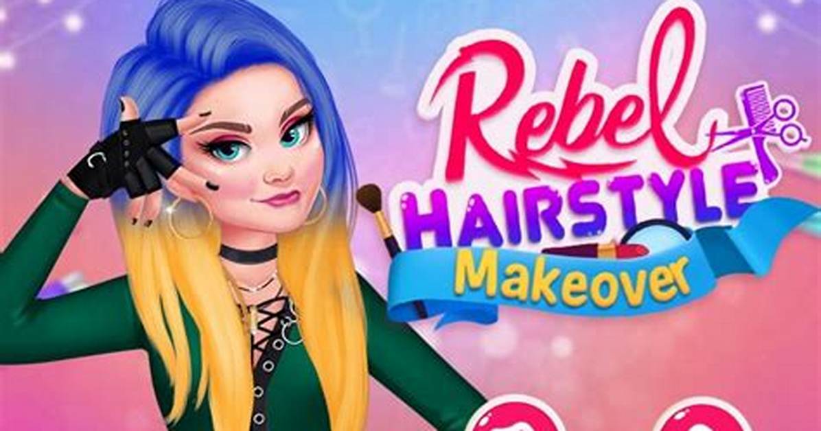 Rebel Hairstyle Makeover - Disney Princesses Games