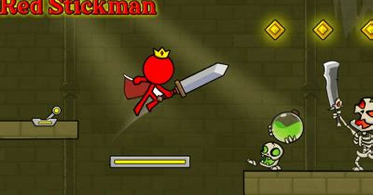Red Stickman: Fighting Stick - Adventure Games
