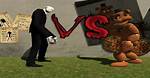 Slenderman vs Freddy the Fazbear