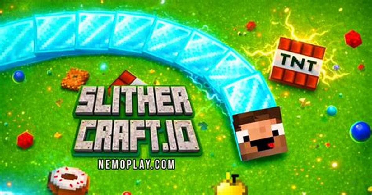 Slithercraft Io - Minecraft Games ⛏️
