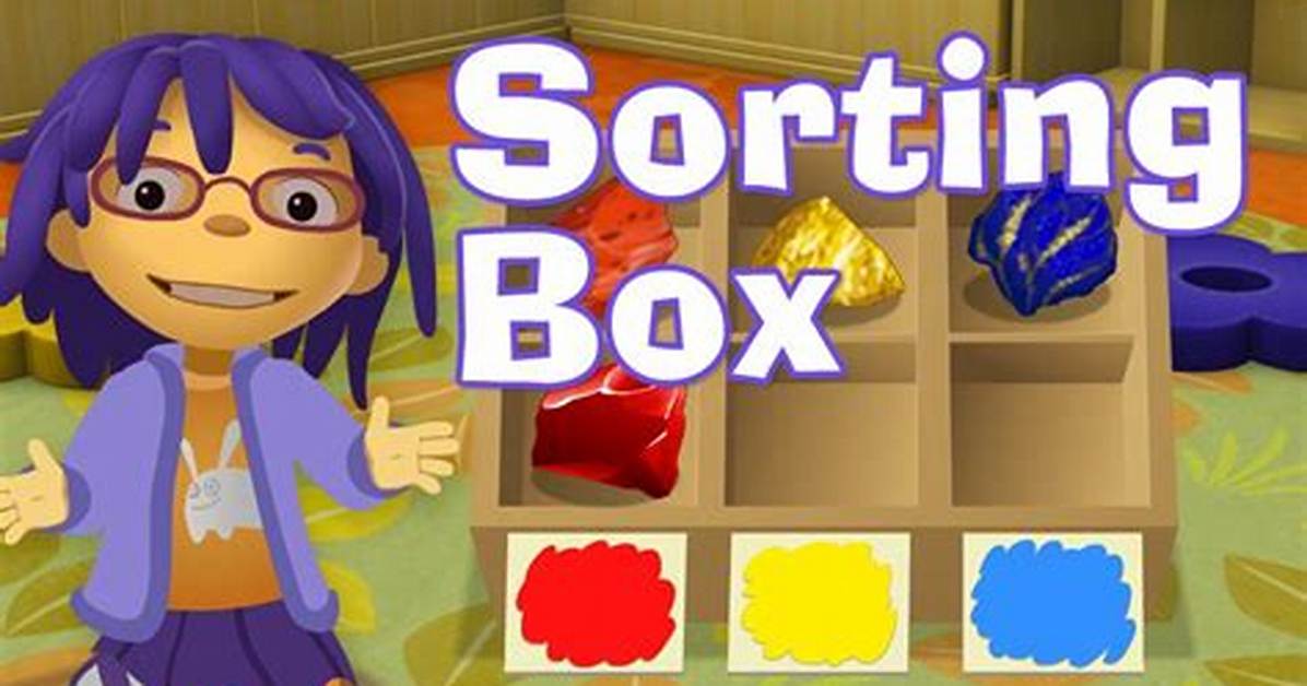 Sorting Box - Sid the Science Kid Games