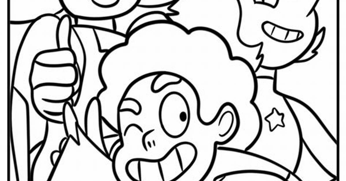 Steven Universe Coloring Page - Steven Universe Games