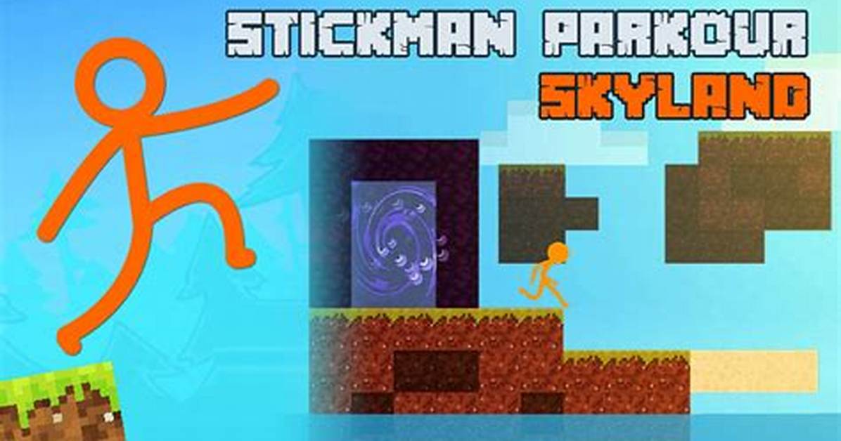 Stickman Parkour Skyland - Stickman Games