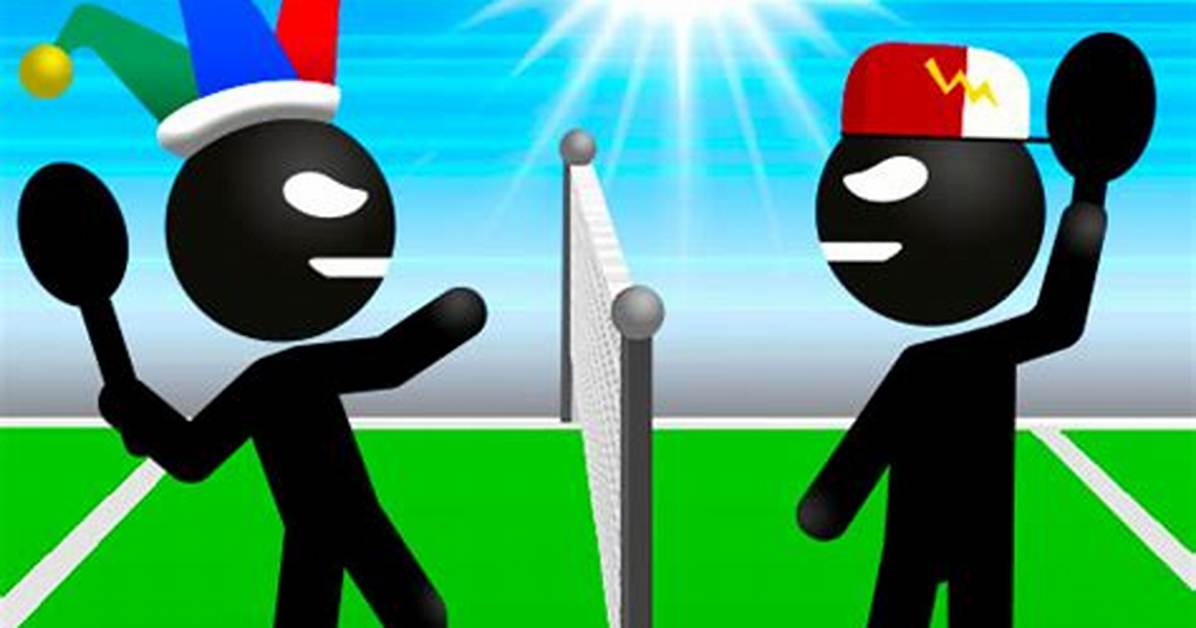 Stickman Sports Badminton - 2 Player Games