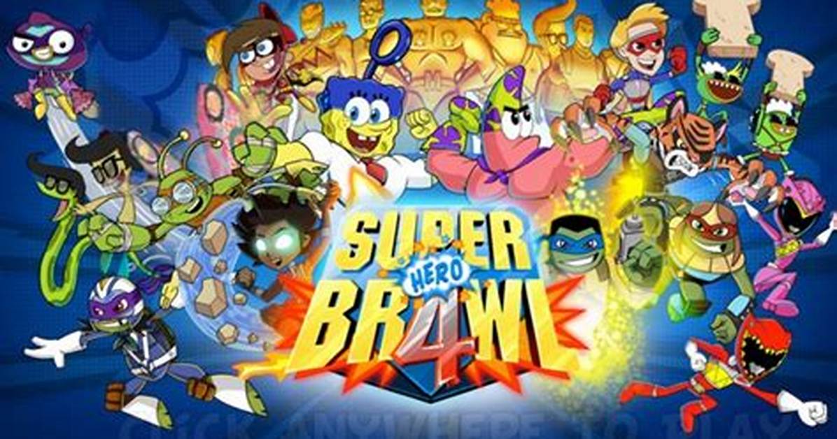 Super Brawl 4 - Nickelodeon Games