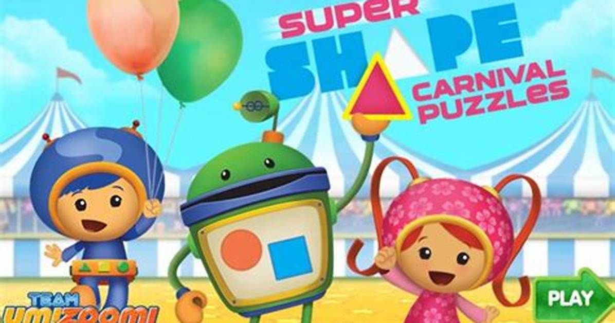 Super Shape Carnival Puzzles - Team Umizoomi Games