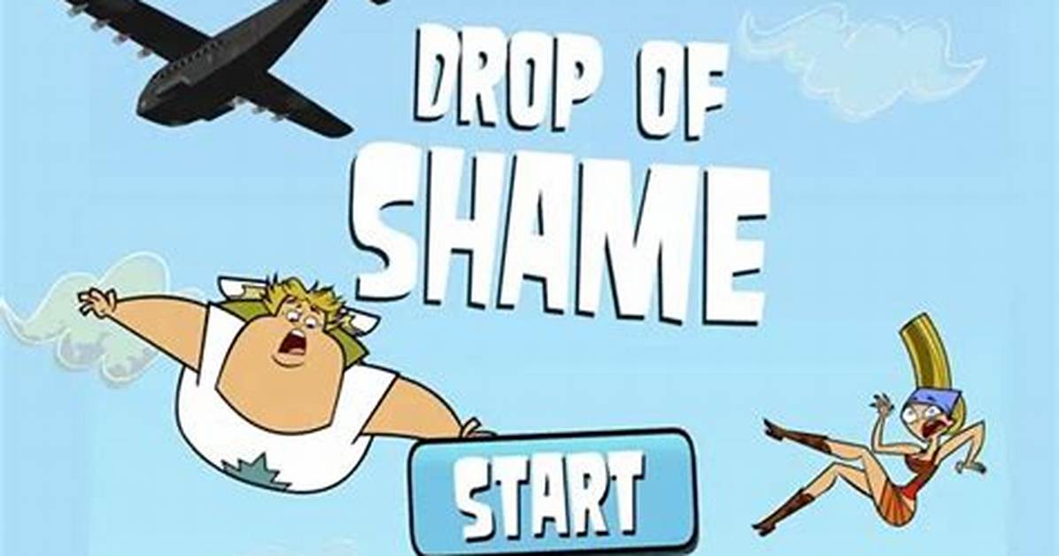 The Drop of Shame - Total Drama Games