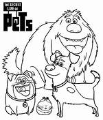 The Secret Life of Pets Coloring Page