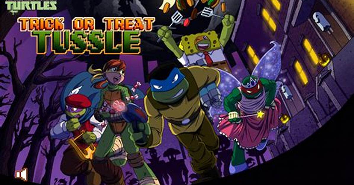 Trick or Treat Tussle - Teenage Mutant Ninja Turtles Games