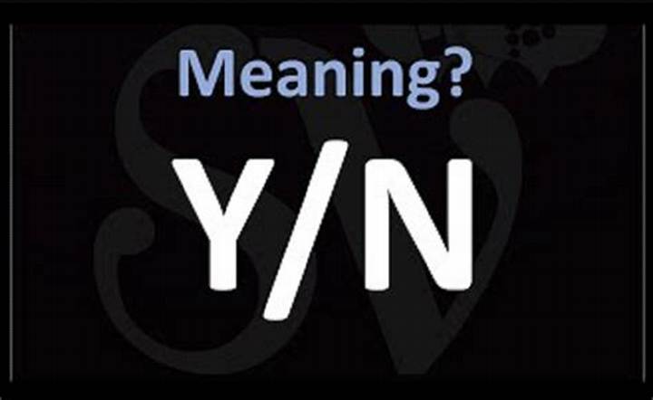 「Y/N」は何の略？チャットでのY/Nの意味を分かりやすく解説