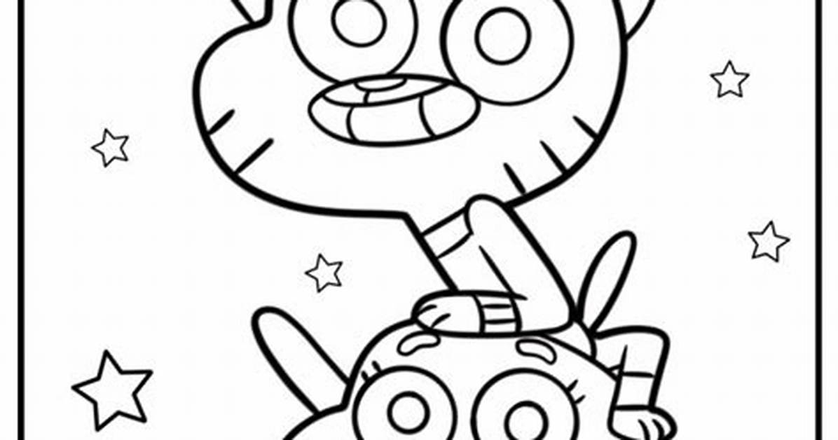 World of Gumball Coloring Game