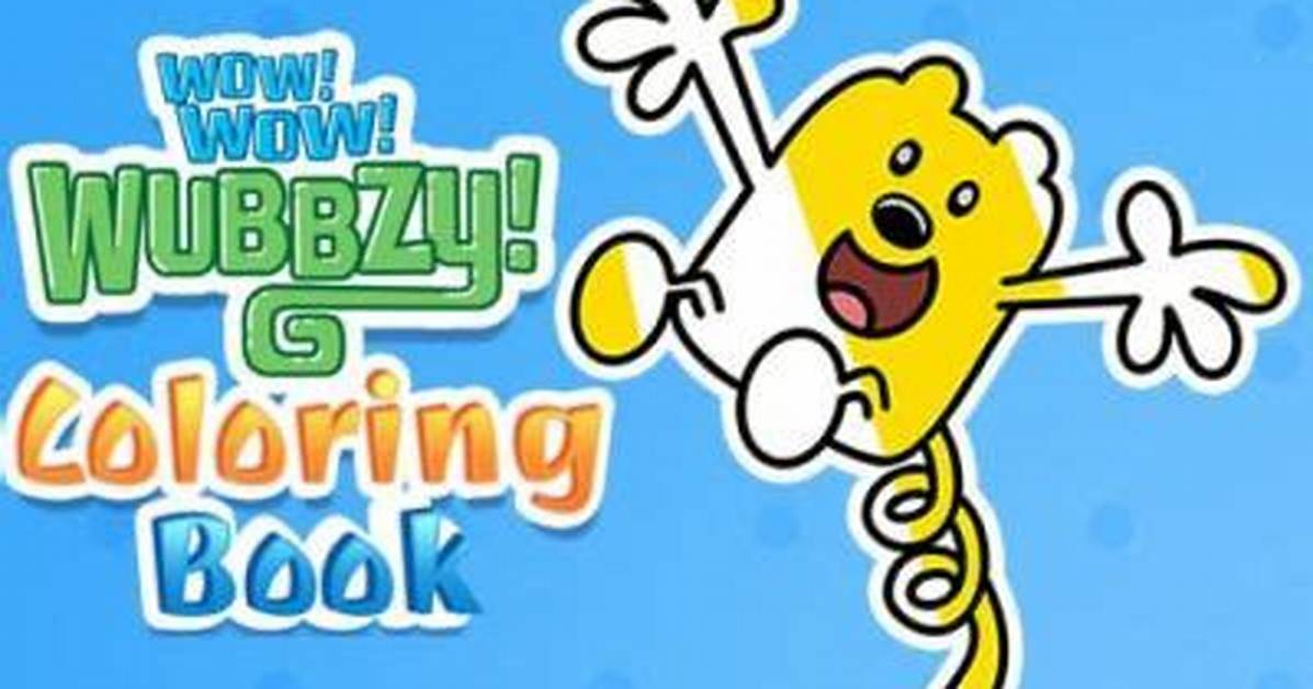 Wubbzy Coloring Game - Wow Wow Wubbzy Games